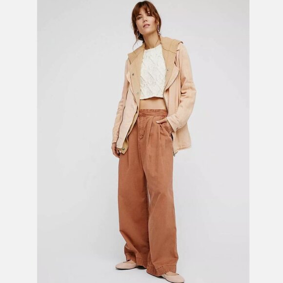 New Free People Beachy Hooded Moto Jacket Size XS MSRP: $168